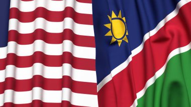 LIBERIA ve NAMIBIA Bayrakları