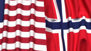 LIBERIA ve NORYON Bayrakları