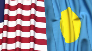 LIBERIA ve PALAU Bayrakları