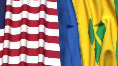 LIBERIA VE SAINT VINCENT Bayrakları