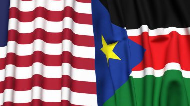 LIBERIA VE GÜNEY SUDAN Bayrakları