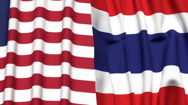 LİBERYA ve THAILAND Bayrakları