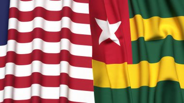 LIBERIA ve TOGO Bayrakları