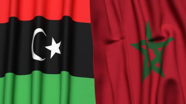 LIBYA ve FOCCO bayrakları
