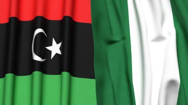 LIBYA ve NİGERYA Bayrakları