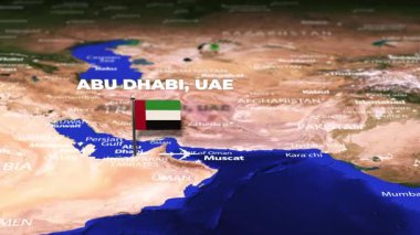 Abu Dabi, BAE 'den Tayvan' a bayrak iğneli uçuş.