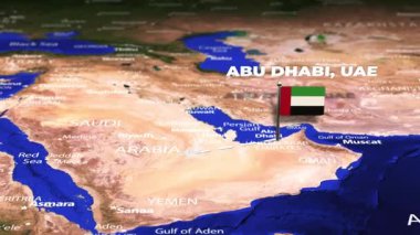 Abu Dabi 'den Sucre' ye uçuş, bayraklı BOLIVIA