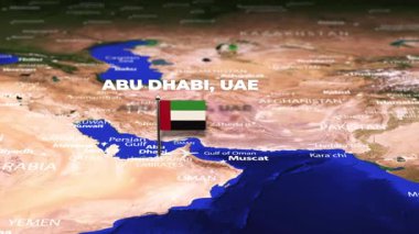 Abu Dabi 'den Thimphu' ya uçuş, BHUTAN bayrak rozetleriyle