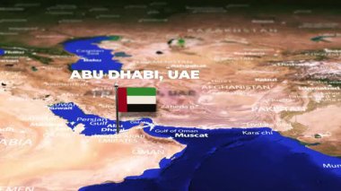 Abu Dabi 'den Ulaanbaatar' a, Mongolya 'ya bayrak iğneli uçuş