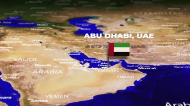 Abu Dabi 'den Freetown' a uçuş, SIERRA LEone bayrak rozetleriyle