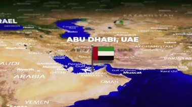 Abu Dabi, BAE 'den Kudüs' e, İsrail 'e bayrak iğneleriyle uçuş