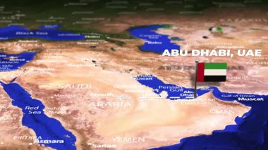 Abu Dabi 'den, BAE' den Mexico City 'ye, bayraklı Meksika uçağı.