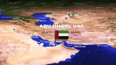 Abu Dabi 'den Moskova' ya, bayrak iğneleriyle Rusya 'ya uçuş.