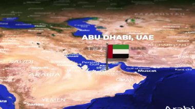 Abu Dabi, UAE 'den Ouagadougou, BURKINA FASO' ya bayrak rozetli uçuş