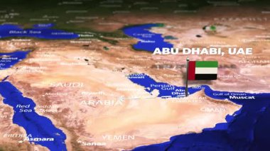 Abu Dabi, BAE 'den Panama City' ye, Panama 'ya bayrak iğneli uçuş