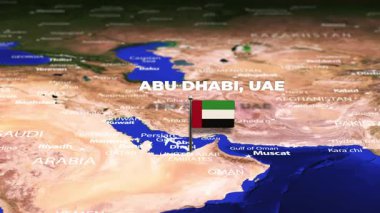 Abu Dabi 'den Riga' ya, LATVIA 'ya bayrak iğneli uçuş