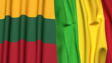 LITHUANIA ve MALI Bayrakları