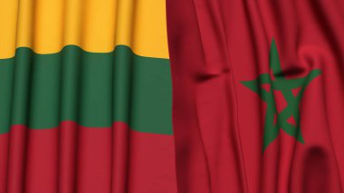 LITHUANIA ve FOCCO Bayrakları