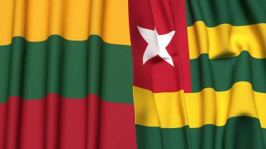 LITHUANIA ve TOGO Bayrakları