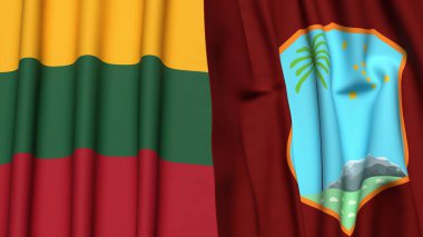 LITHUANIA Bayrakları ve Batı Hint Adaları