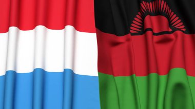 LUXEMBOURG ve MALAWI Bayrakları