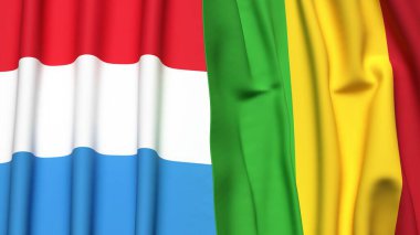 LUXEMBOURG ve MALI Bayrakları