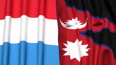 LUXEMBOURG ve NEPAL Bayrakları