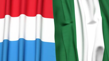 LUXEMBOURG ve NİGERYA Bayrakları