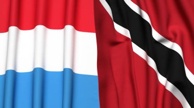 LUXEMBOURG ve TRINIDAD Bayrakları