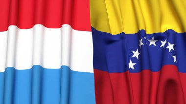 LUXEMBOURG ve Venezuela Bayrakları