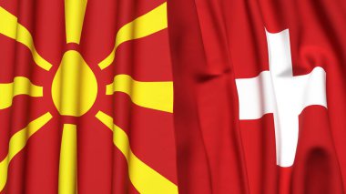MACEDONIA Bayrakları ve ŞİŞTİRLYA
