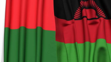 MADAGASCAR ve MALAWI Bayrakları