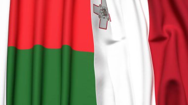 MADAGASCAR ve MALTA Bayrakları