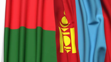 MADAGASCAR Bayrakları ve Moğollar