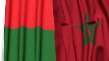 MADAGASCAR ve FOCCO Bayrakları