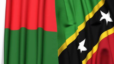 MADAGASCAR Bayrakları ve Aziz KITT