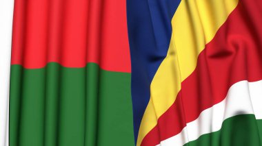 MADAGASCAR Bayrakları ve SEYCHELLES