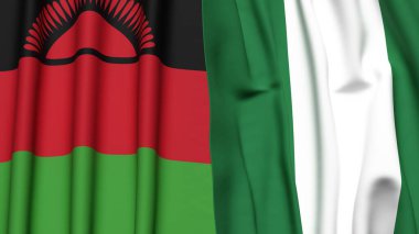 MALAWI ve NIGERIA Bayrakları