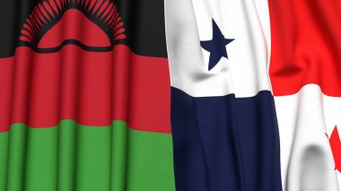 MALAWI ve Panama Bayrakları