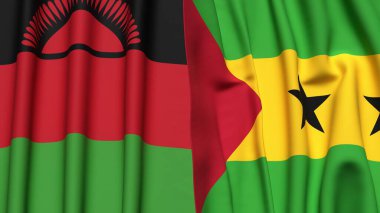 MALAWI ve SAO TOME Bayrakları