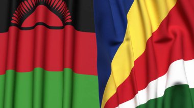 MALAWI ve SEYCHELLES Bayrakları