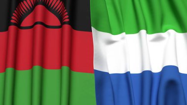 MALAWI ve SIERRA LEON Bayrakları