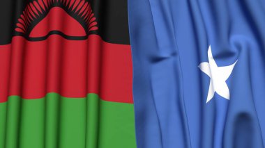 MALAWI ve SOMALYA Bayrakları