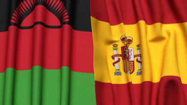 MALAWI ve İSPAN Bayrakları