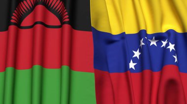 MALAWI ve Venezuela Bayrakları