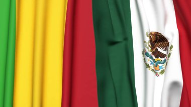 MALI ve MEXICO Bayrakları