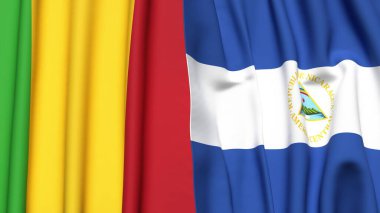 MALI ve NICARAGUA Bayrakları