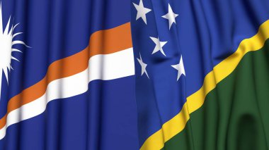 Marshall Adaları ve SOLOMON Adaları Bayrakları