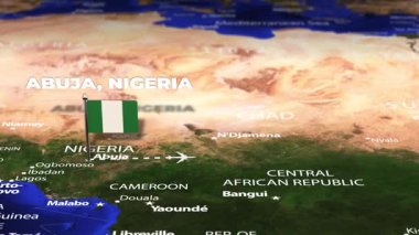 Abuja 'dan Manila' ya bayrak iğneli uçuş.