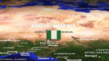 Abuja NIGERIA 'dan Oslo' ya bayrak iğneleriyle uçuş